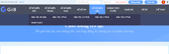 Hướng dẫn chơi xổ số siêu tốc tại Nhà cái Gi8