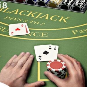 Giao diện game blackjack