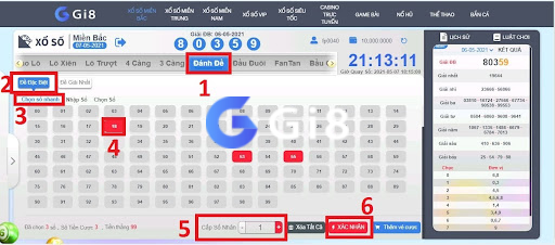 Chơi lô đề tại nhà cái Gi88 luôn có tỷ lệ thưởng cao