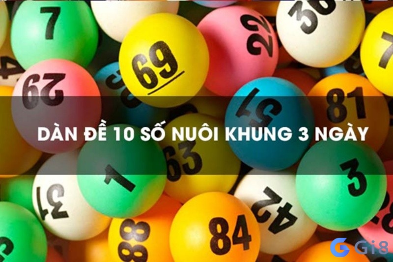 Nuôi dàn de 10 con số khung 3 ngày là gì