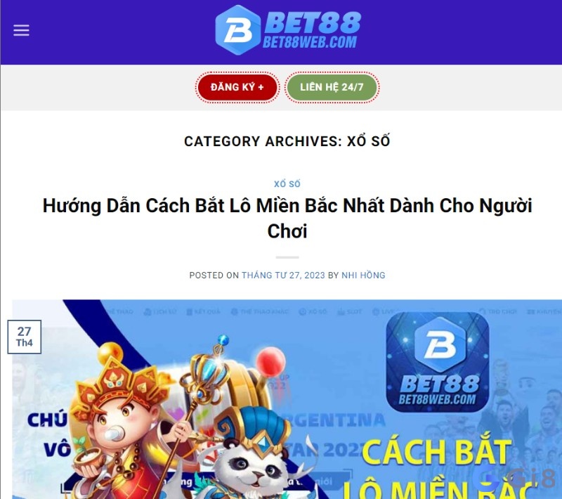 Không chỉ có cổng chơi, BET88 còn tư vấn bạn cách lựa chọn số lô, số đề chính xác nhất